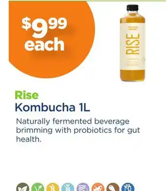 Nature's Source and Nature's Signature Rise Kombucha 1L offer