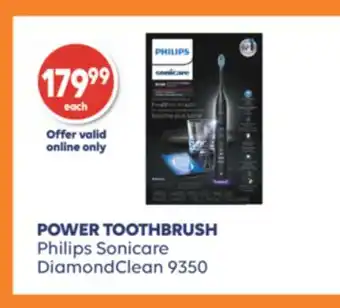 Wellwise by Shoppers POWER TOOTHBRUSH Philips Sonicare DiamondClean 9350 offer