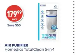 Wellwise by Shoppers AIR PURIFIER Homedics TotalClean 5-in-1 offer