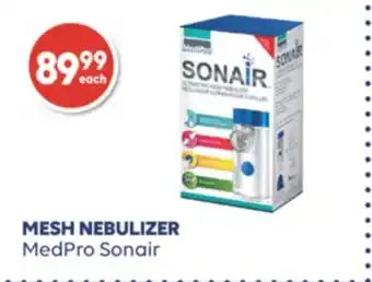 Wellwise by Shoppers MESH NEBULIZER MedPro Sonair offer