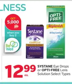 Rexall SYSTANE Eye Drops or OPTI-FREE Lens Solution offer