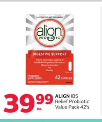 Rexall ALIGN IBS Relief Probiotic Value Pack offer