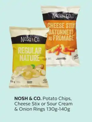 Rexall NOSH & CO. Potato Chips, Cheese Stix or Sour Cream & Onion Rings offer