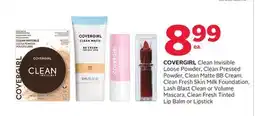 Rexall COVERGIRL Clean Invisible Loose Powder, Clean Pressed Powder, Tinted Lip Balm or Lipstick offer