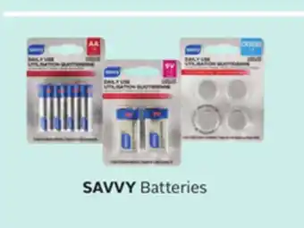 Rexall SAVVY Batteries offer