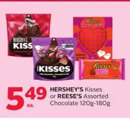 Rexall HERSHEY'S Kisses or REESE'S Assorted Chocolate offer