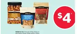 Rexall NOSH & CO. Peanuts 525g-550g or Nut Mixes 200g-250g offer