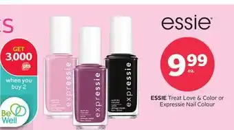 Rexall ESSIE Treat Love & Color or Expressie Nail Colour offer