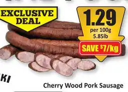 Starsky Cherry Wood Pork Sausage offer