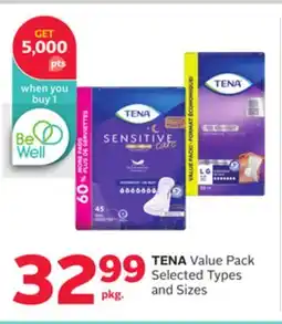 Rexall TENA Value Pack offer