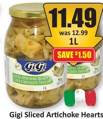 Starsky Gigi Sliced Artichoke Hearts offer