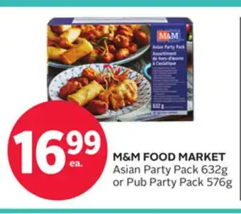 Rexall M & M FOOD MARKET Asian Party Pack 632g or Pub Party Pack 576g offer