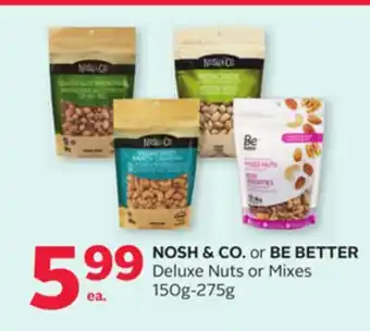 Rexall NOSH & CO. or BE BETTER Deluxe Nuts or Mixes offer