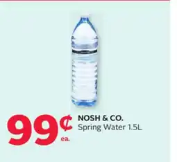 Rexall NOSH & CO. Spring Water offer