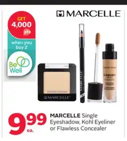 Rexall MARCELLE Single Eyeshadow, Kohl Eyeliner or Flawless Concealer offer