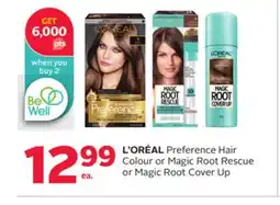 Rexall L' ORÉAL Preference Hair Colour or Magic Root Rescue or Magic Root Cover offer