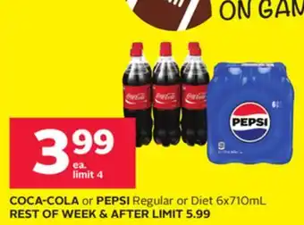 Rexall COCA-COLA or PEPSI offer