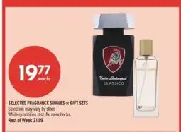 Shoppers Drug Mart SELECTED FRAGRANCE SINGLES or GIFT SETS offer