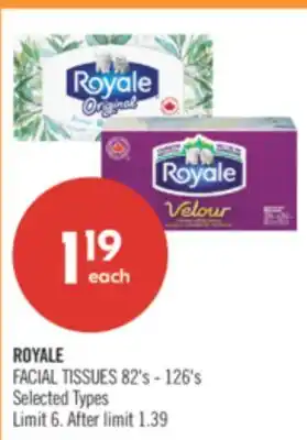 Shoppers Drug Mart ROYALE FACIAL TISSUES offer