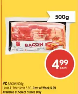 Shoppers Drug Mart PC BACON offer