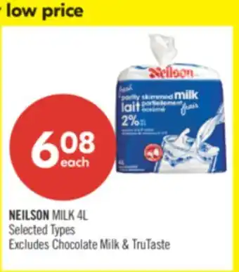 Shoppers Drug Mart NEILSON MILK offer