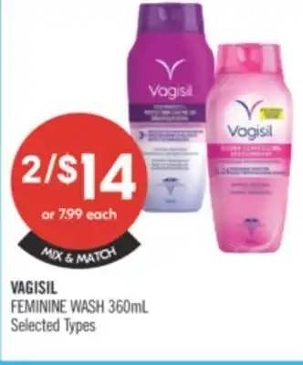 Shoppers Drug Mart VAGISIL FEMININE WASH offer