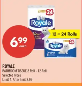 Shoppers Drug Mart ROYALE BATHROOM TISSUE offer