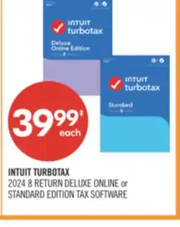 Shoppers Drug Mart INTUIT TURBOTAX 2024 8 RETURN DELUXE ONLINE or STANDARD EDITION TAX SOFTWARE offer