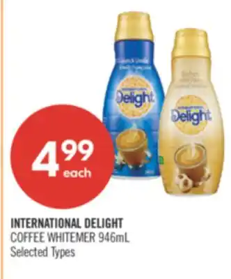 Shoppers Drug Mart INTERNATIONAL DELIGHT COFFEE WHITEMER offer