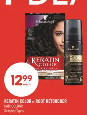 Shoppers Drug Mart KERATIN COLOR or ROOT RETOUCHER HAIR COLOUR offer