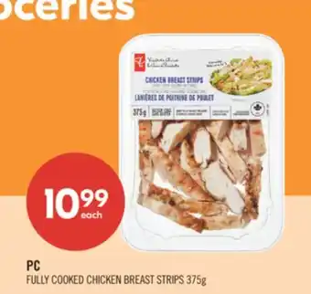 Shoppers Drug Mart PC FULLY COOKED CHICKEN BREAST STRIP offer