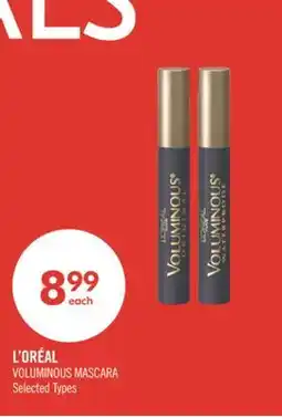 Shoppers Drug Mart L'ORÉAL VOLUMINOUS MASCARA offer