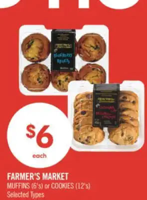 Shoppers Drug Mart FARMER'S MARKET MUFFINS (6's) or COOKIES (12's) offer