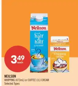 Shoppers Drug Mart NEILSON WHIPPING (473mL) or COFFEE (1L) CREAM offer