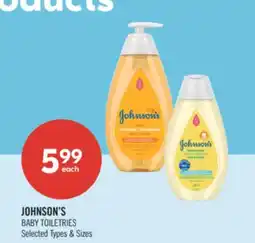 Shoppers Drug Mart JOHNSON'S BABY TOILETRIES offer