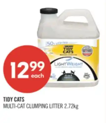 Shoppers Drug Mart TIDY CATS MULTI-CAT CLUMPING LITTER offer