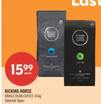 Shoppers Drug Mart KICKING HORSE WHOLE BEAN COFFEE offer