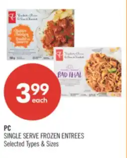 Shoppers Drug Mart PC SINGLE SERVE FROZEN ENTREES offer