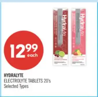 Shoppers Drug Mart HYDRALYTE ELECTROLYTE 20's offer