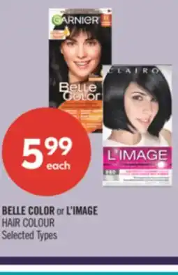 Shoppers Drug Mart BELLE COLOR or L'IMAGE HAIR COLOUR offer