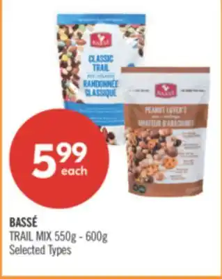 Shoppers Drug Mart BASSÉ TRAIL MIX offer