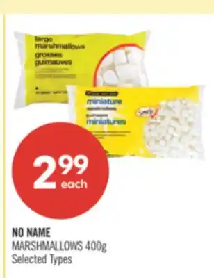 Shoppers Drug Mart NO NAME MARSHMALLOWS offer