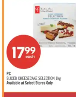 Shoppers Drug Mart PC SLICED CHEESECAKE SELECTION offer