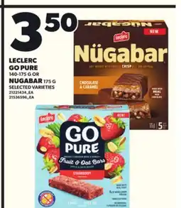 Independent City Market LECLERC GO PURE, 140-175 G OR NUGABAR 175 G offer