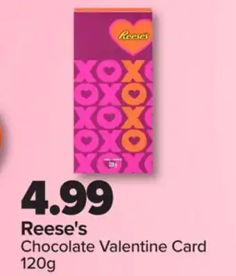 PharmaChoice Reese's Chocolate Valentine Card offer