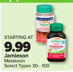 PharmaChoice Jamieson Melatonin offer