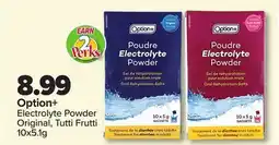 PharmaChoice Option+ Electrolyte Powder offer