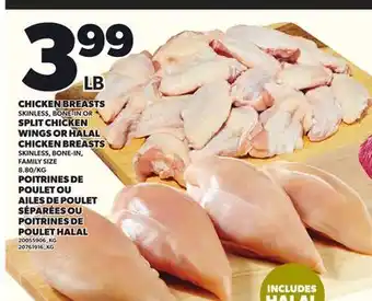 Independent City Market POITRINES DE POULET OU AILES DE POULET SÉPARÉES OU POITRINES DE POULET HALAL offer