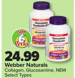 PharmaChoice Webber Naturals Collagen, Glucosamine, NEM offer