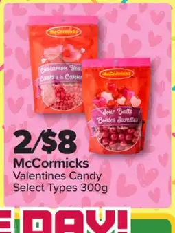 PharmaChoice McCormicks Valentines Candy offer